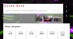 Desktop Screenshot of lazergate.com